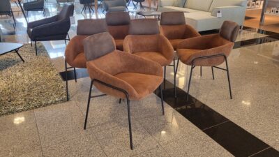 Marleen 2336 eetkamerstoel met armleuningen set/6 "Hulshoff Design"