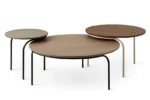 Ova grote ronde salontafel "Pode"