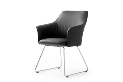 Mara Outline eetkamerstoel met armleuningen "Leolux"