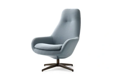 Sparkle Two lichtblauwe stof op vorkpoot