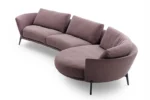 Chaise longue rond