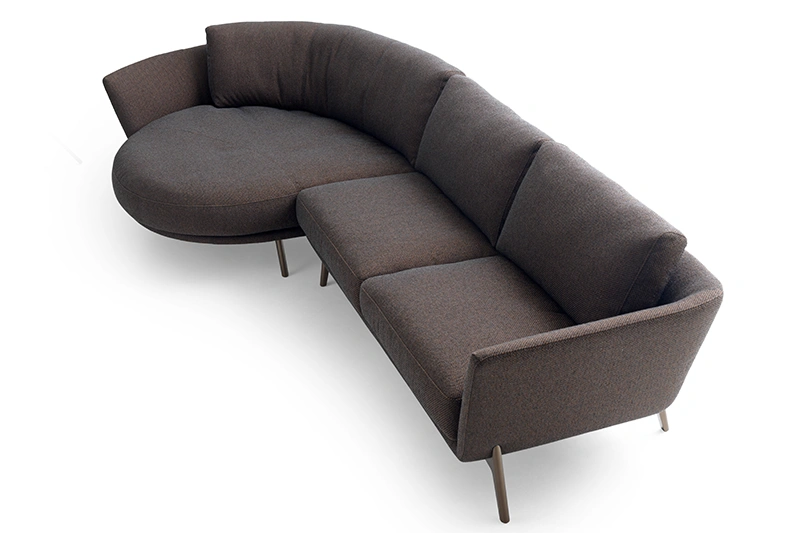 Chaise longue rond