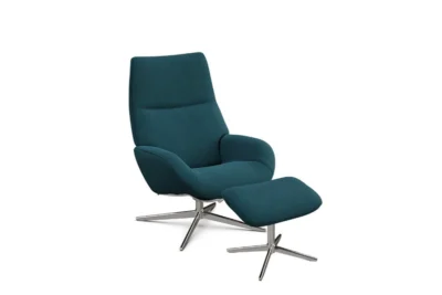 Lily relaxfauteuil met hocker "Hulshoff Design"